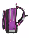 Dívčí školní batoh pro prvňáčky v setu s penálem a sáčkem Bagmaster Galaxy 9 C