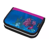 Dívčí školní batoh pro prvňáčky v setu s penálem a sáčkem Bagmaster Galaxy 9 C