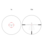 Puškohled Vector Optics Continental X10 1-10x28 FFP, tubus 34 mm, kříž RAR-C